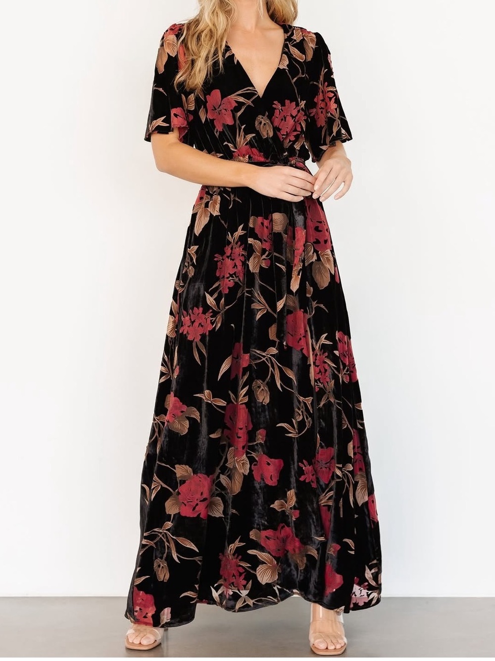 Baltic Born Uma Velvet Maxi Dress XL